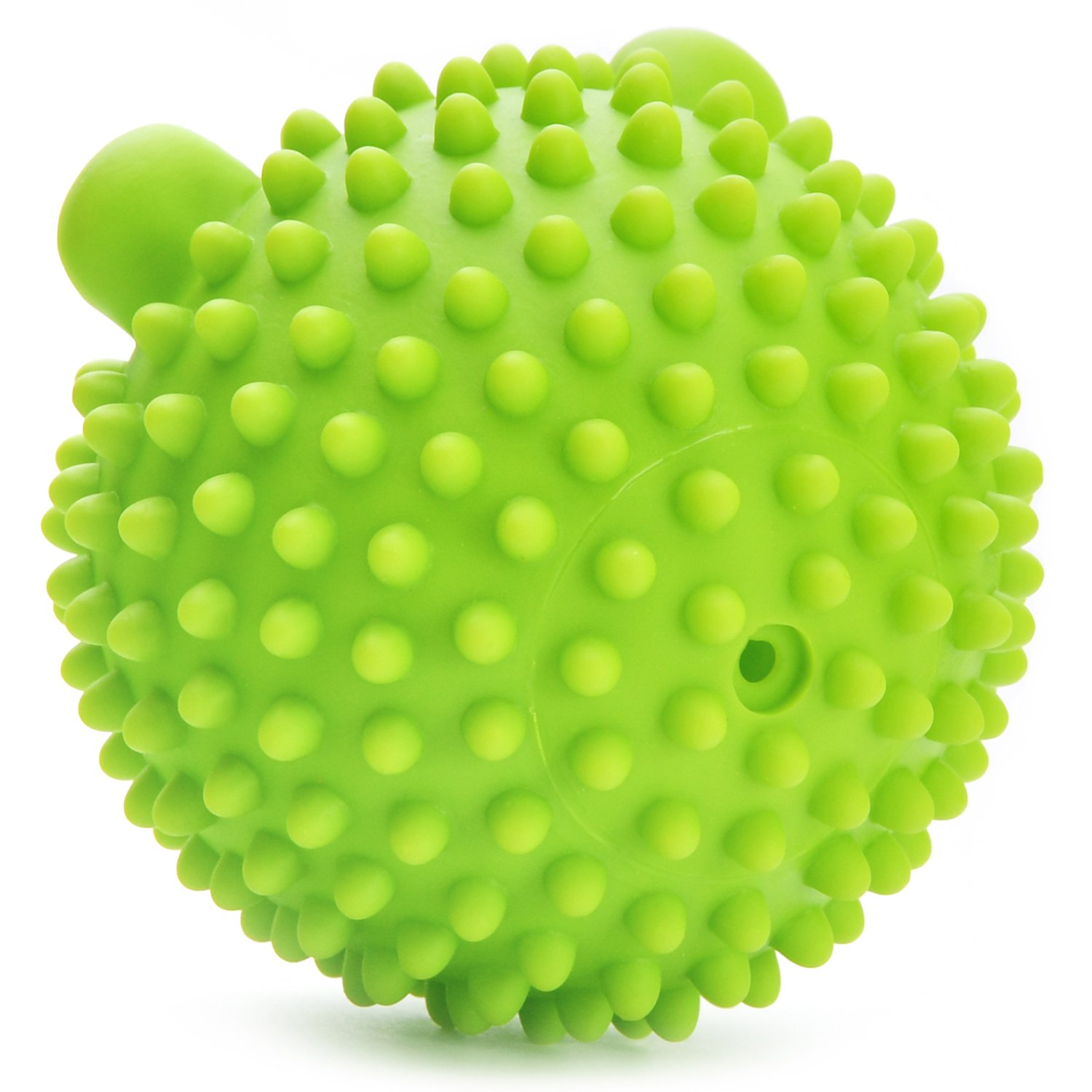 Мяч массажный – Мишка, 8,5 см, зеленый  