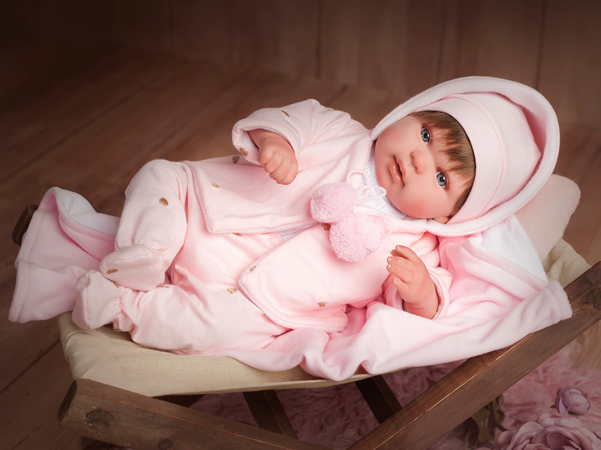 

Кукла-младенец ReBorns – Blanca в розовой одежде, 45 см