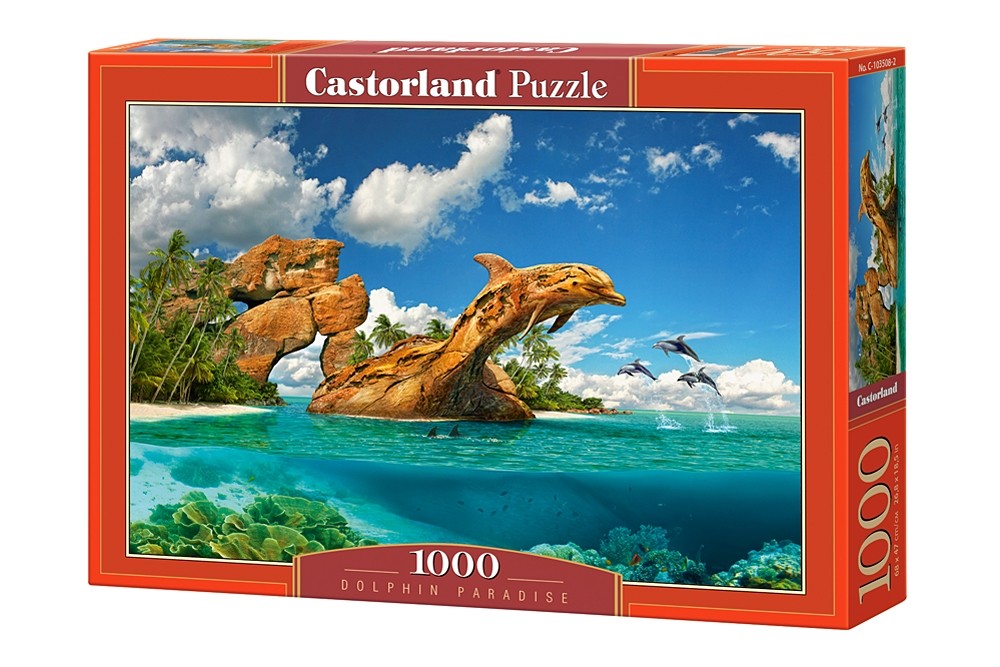 Пазлы Castorland – Дельфиний рай, 1000 элементов  