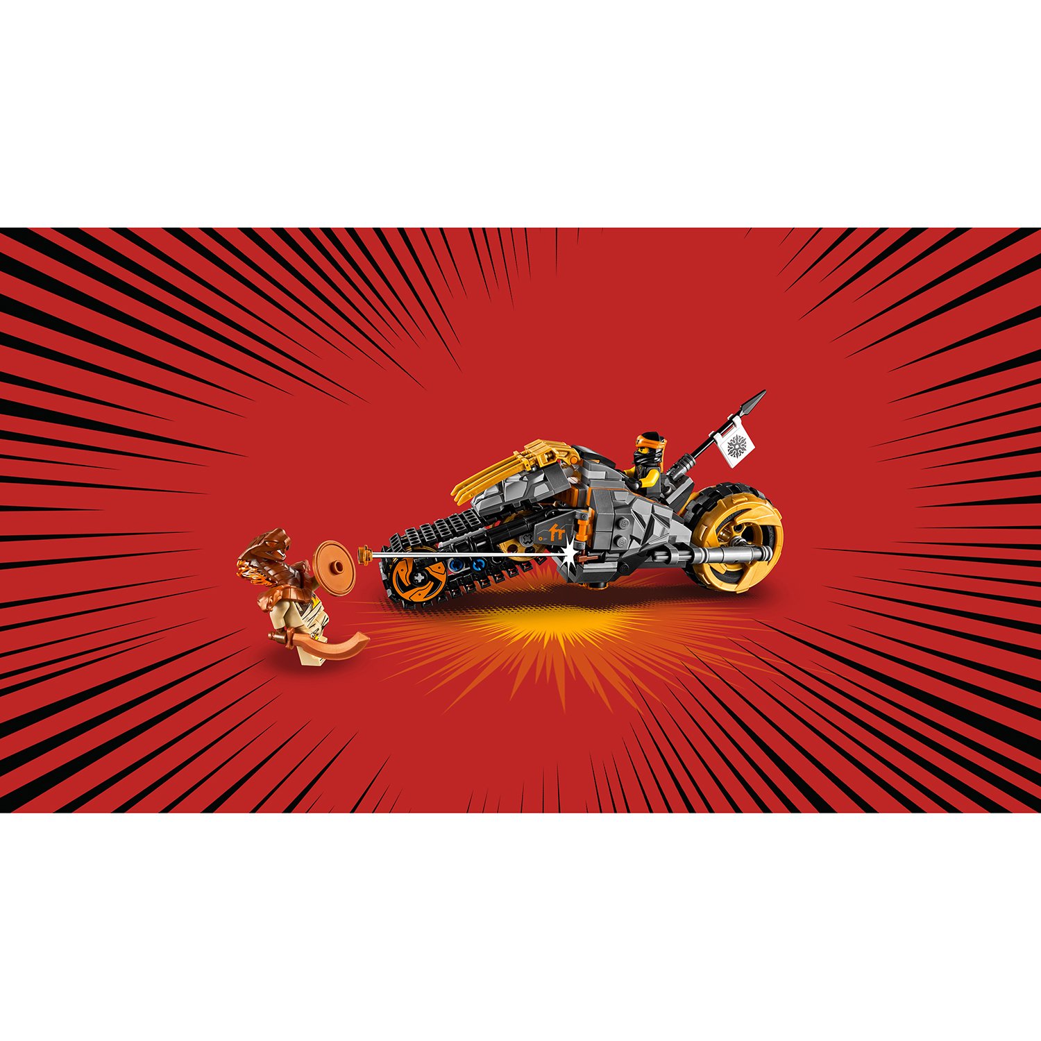 Конструктор Lego®  Ниндзяго - Раллийный мотоцикл Коула  