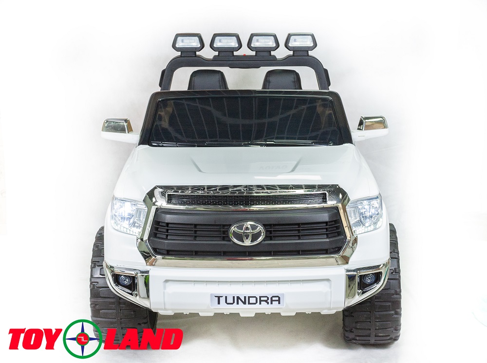 Электромобиль ToyLand Toyota Tundra белого цвета  