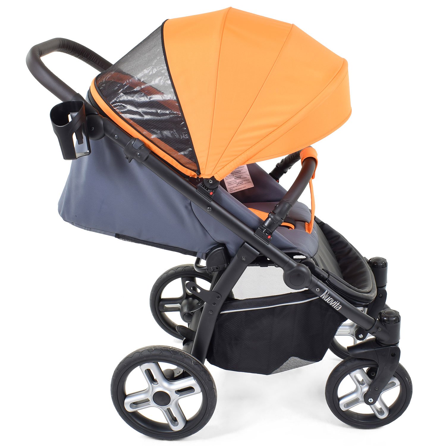 Прогулочная коляска Nuovita Modo Terreno, цвет Arancione grigio / Оранжево-серый  