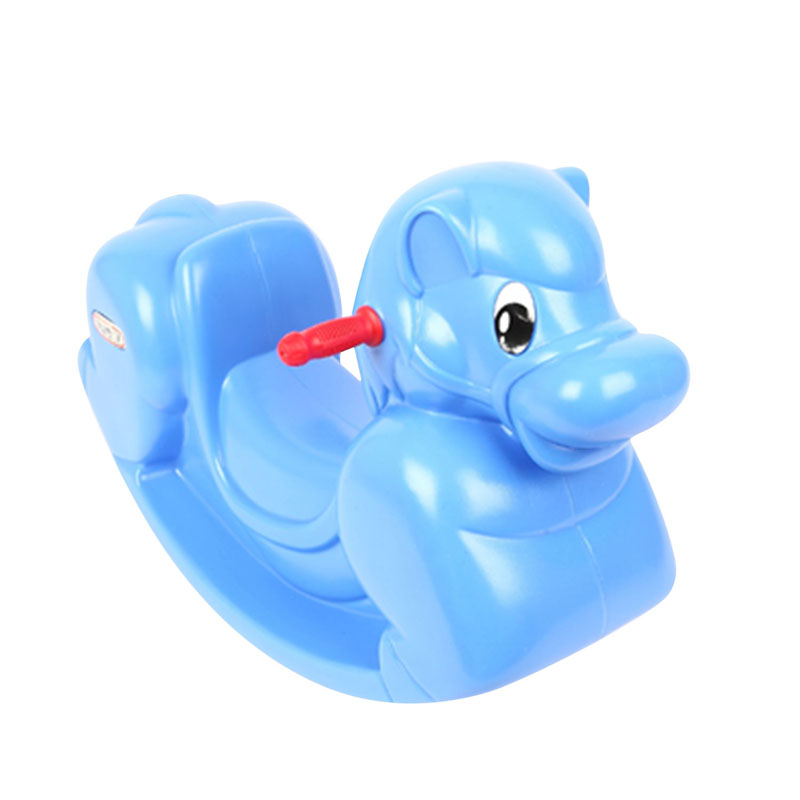 Детские напольные качели Пони для дома и улицы, голубой  