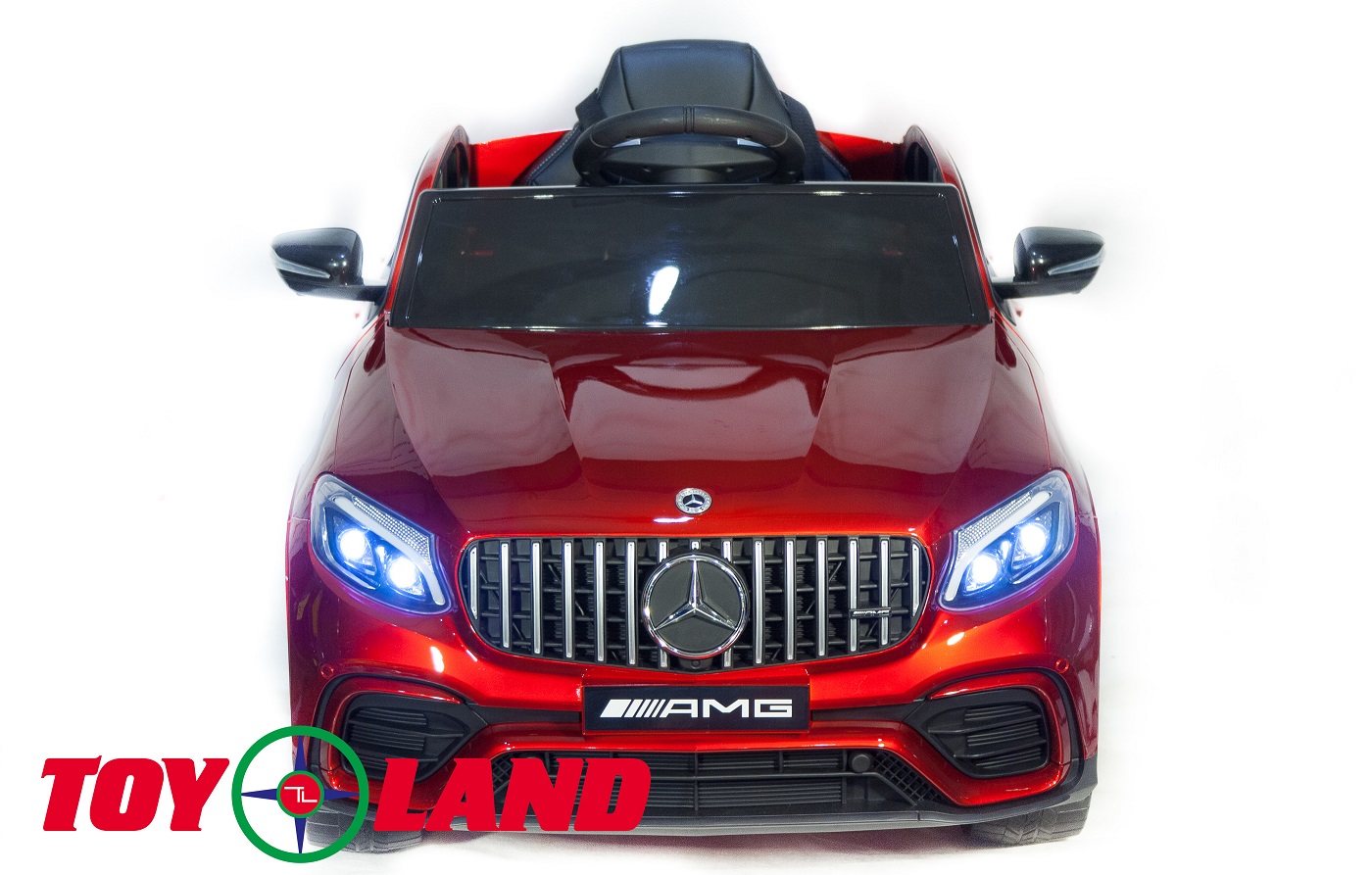 Электромобиль Mercedes-Benz AMG GLC63 Coupe 4x4 красного цвета, ToyLand, QLS-5688 
