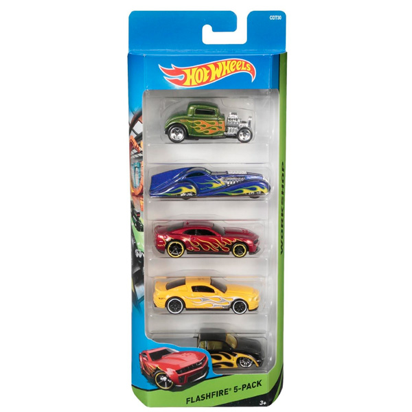 Mattel Hot Wheels. Подарочный набор из пяти машинок в ассортименте   