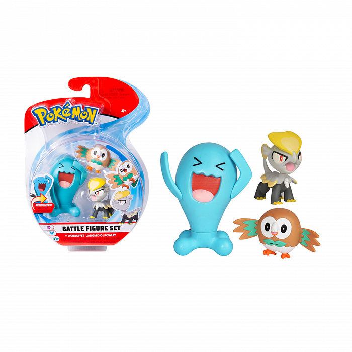 

Игровой набор TM Pokemon - Джангмо-о, Роулет, Воббафет