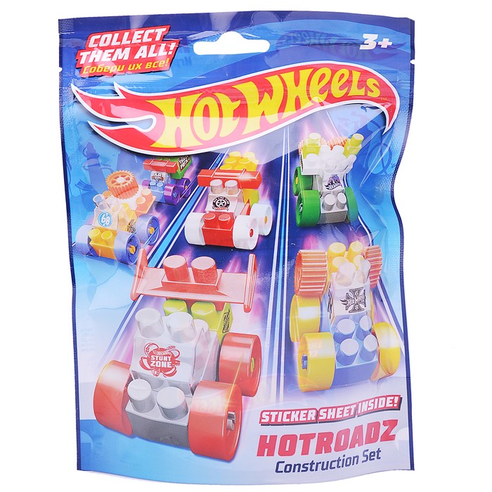 

Конструктор-машинка Hot Wheels, в пакете Hotroadz