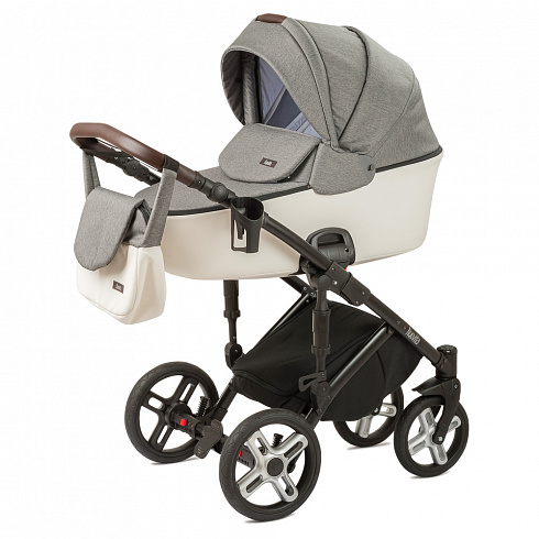 

Детская коляска Nuovita Carro Sport 2 в 1, Grigio bianco/Серо-белый