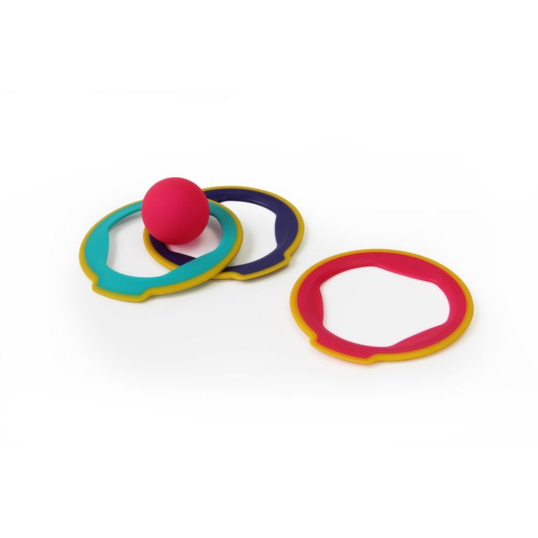 Набор для игр Quut Ringo - 3 кольца и мячик  
