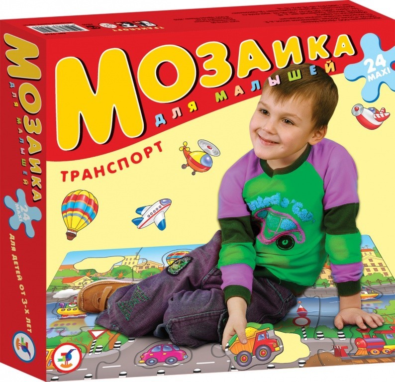 

Напольная мозаика для малышей. Транспорт