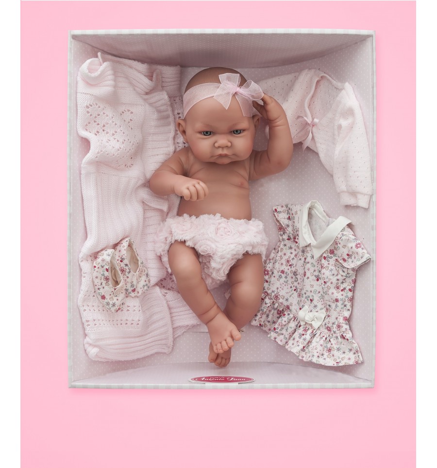 Кукла - младенец Эльза в розовом, 42 см.  