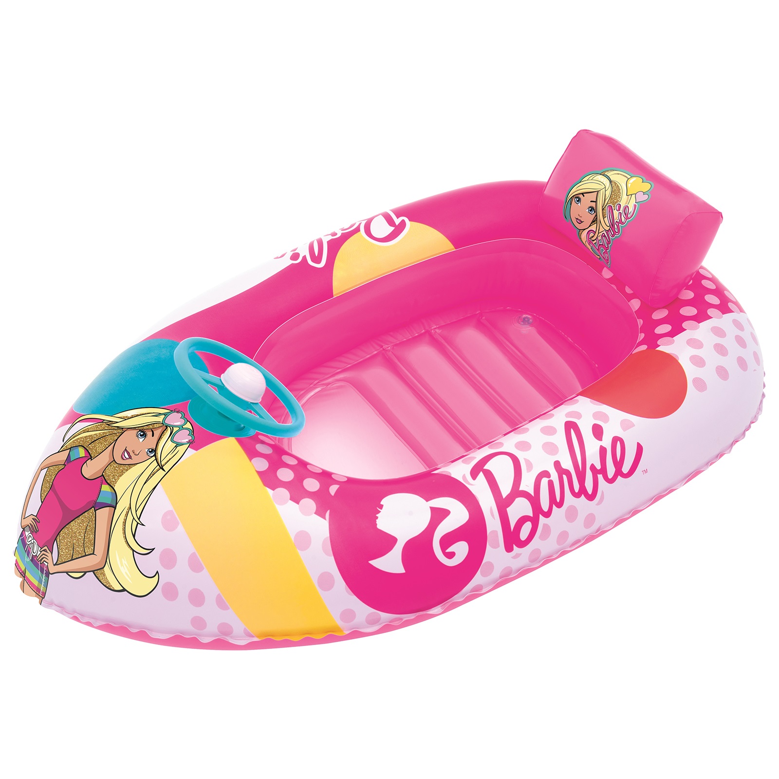 

Надувная лодочка из серии Barbie, 114 х 71 см.