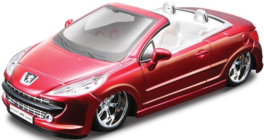 Металлическая машинка Peugeot 207 CC Tuning, масштаб 1:32  