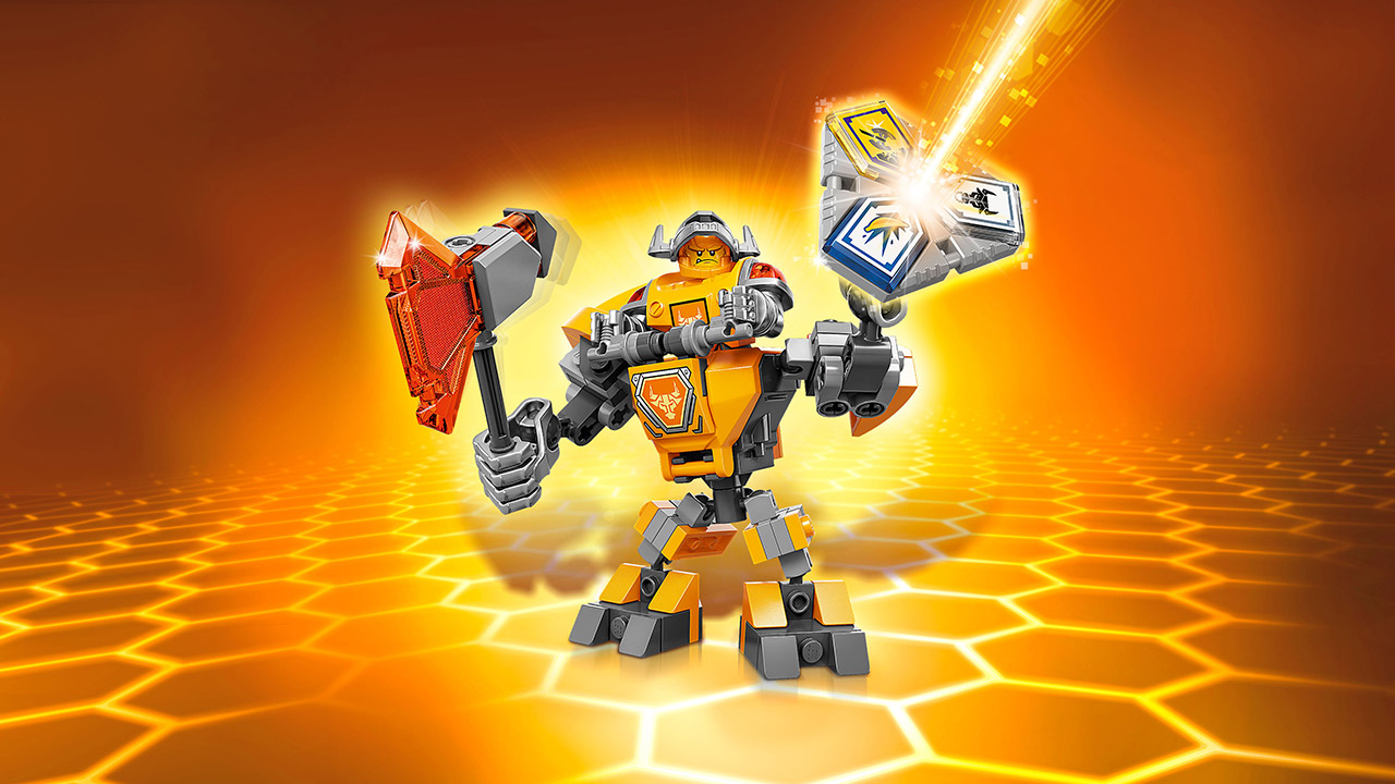 Lego Nexo Knights. Боевые доспехи Акселя  