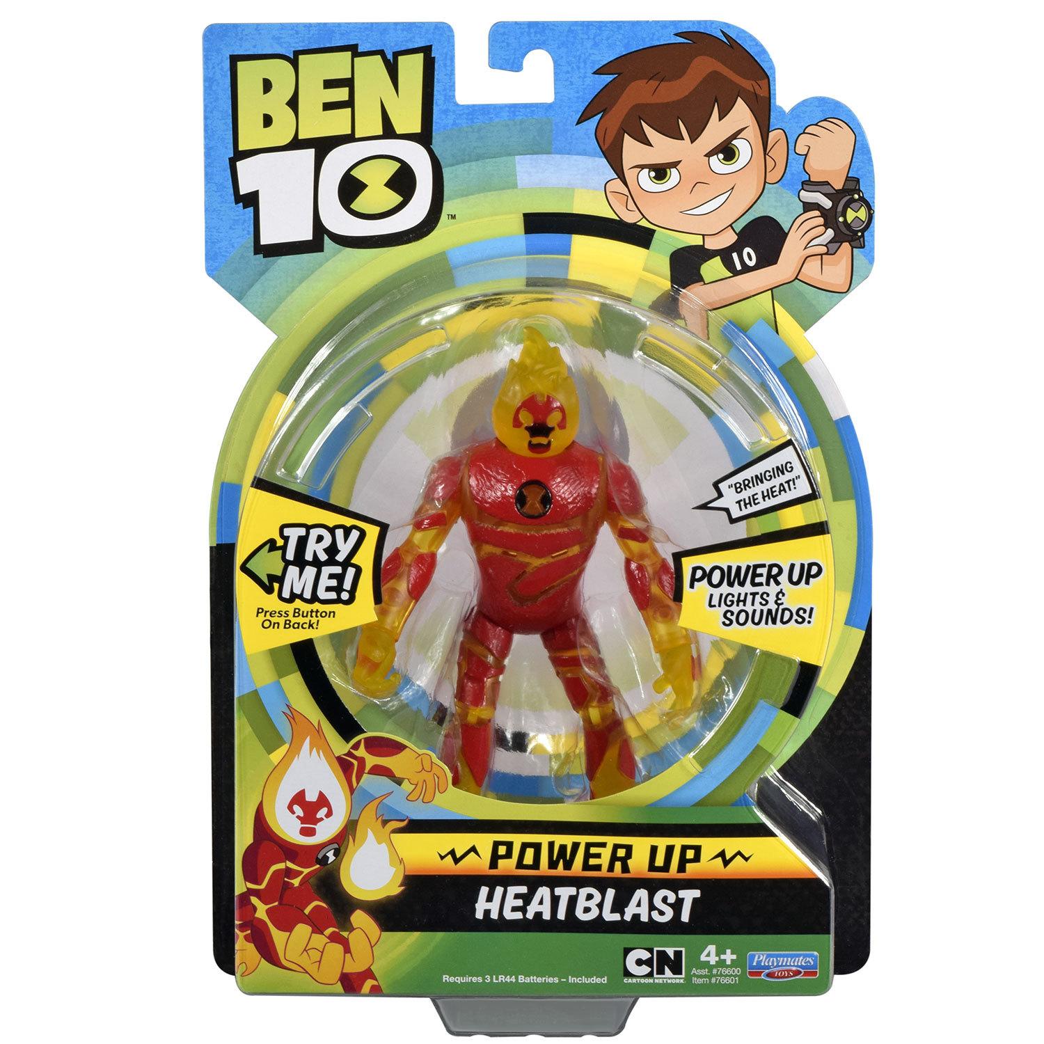 Фигурка Ben10 - Человек-огонь, 16 см, свет, звук  
