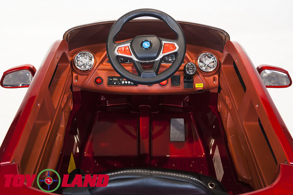Электромобиль - BMW X5, красный, свет и звук  
