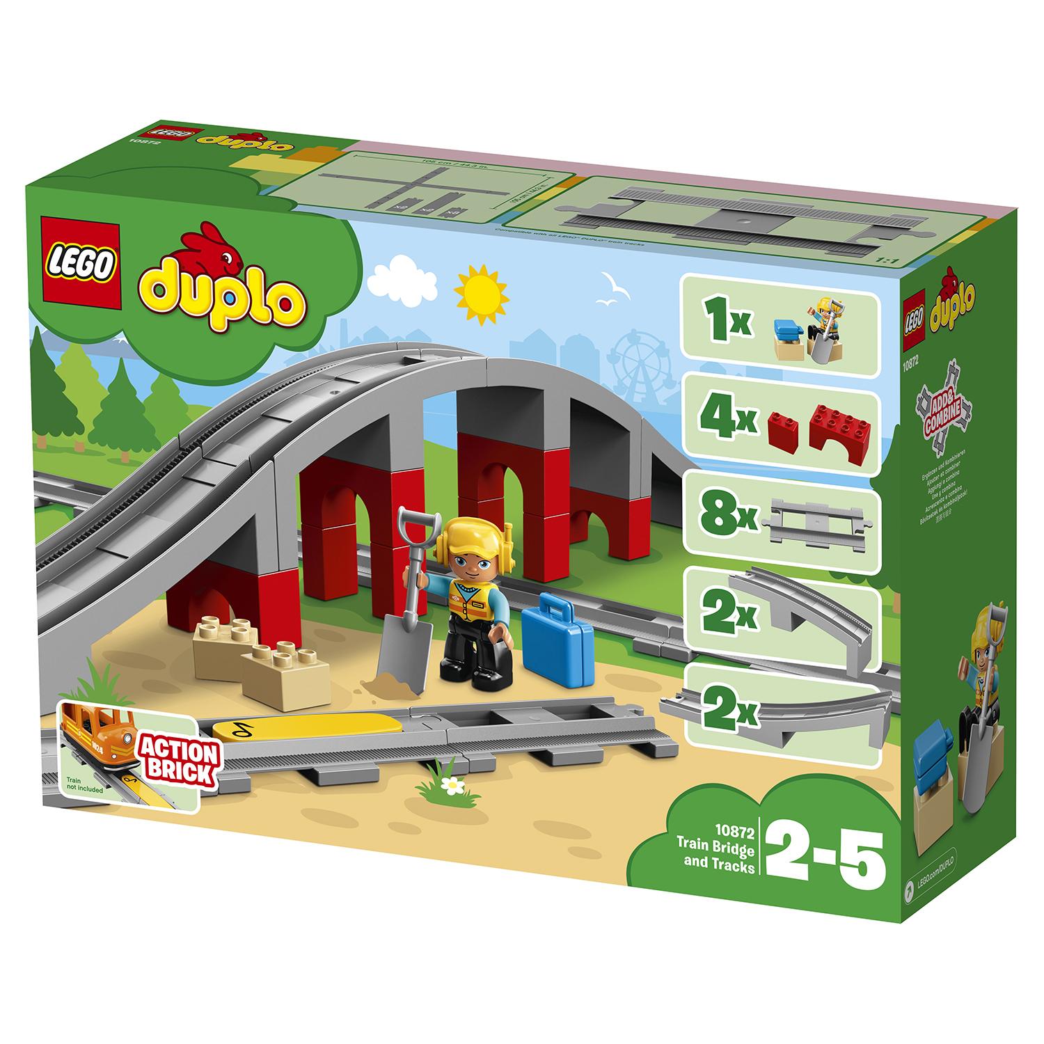 Конструктор Lego Duplo Town - Железнодорожный мост  