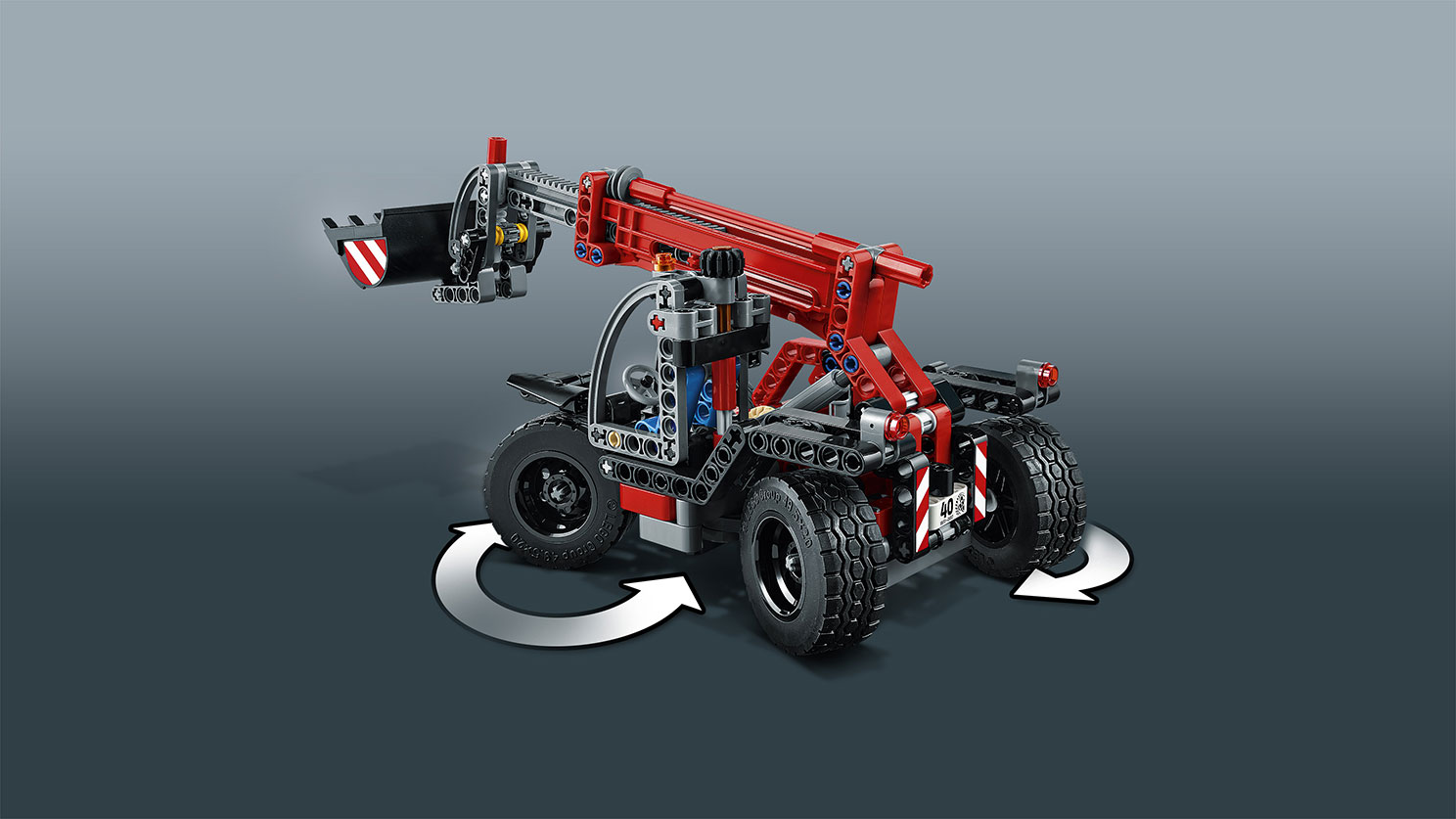 LEGO Technic. Телескопический погрузчик   