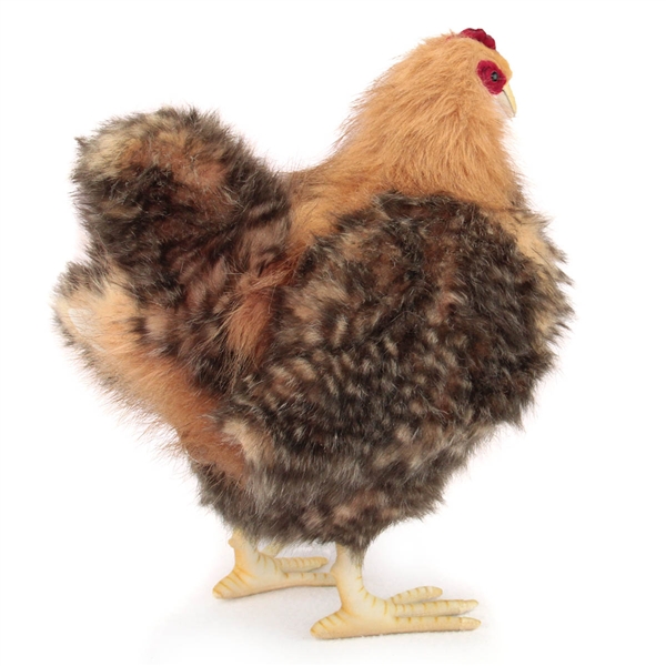 Мягкая игрушка – Курица палевая, 35 см  