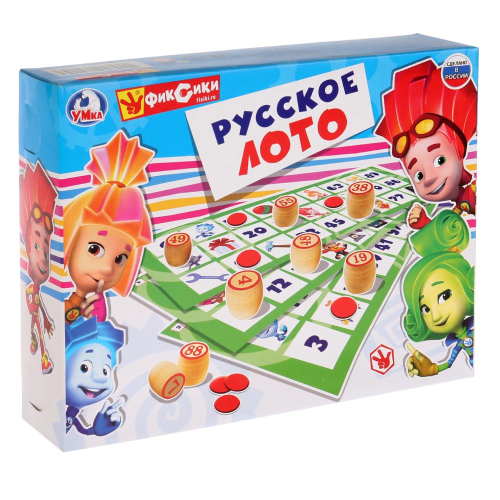 Настольная игра Фиксики – Русское лото  