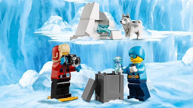 Конструктор Lego City - Арктическая экспедиция Аэросани  