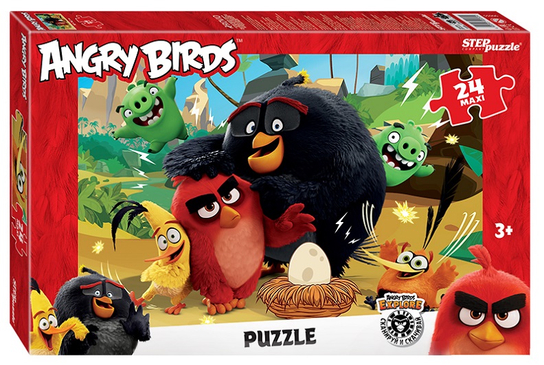 

Пазл макси Angry Bird, 24 детали