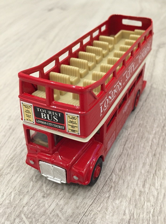 Модель - London Bus, открытый, 1:60-64  