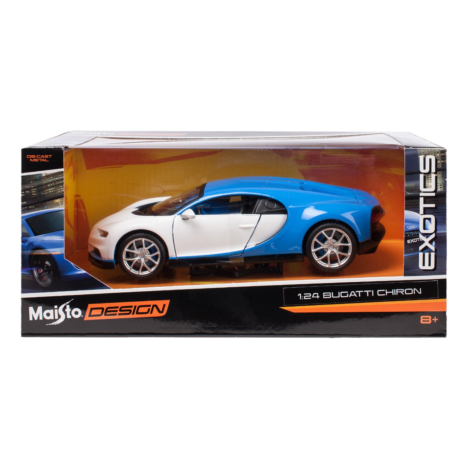 Модель машины - Bugatti Chiron, 1:24  