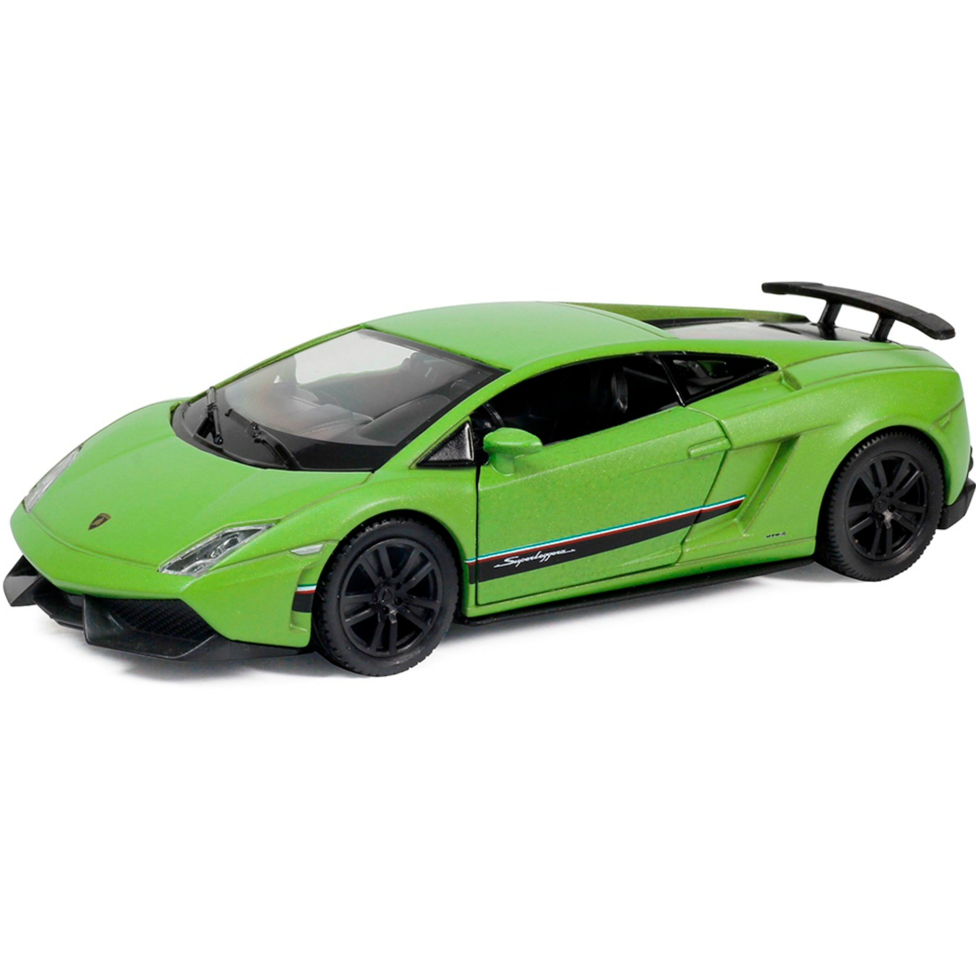 

Металлическая инерционная машина RMZ City - Lamborghini Gallardo Superleggera, 1:32, зеленый матовый