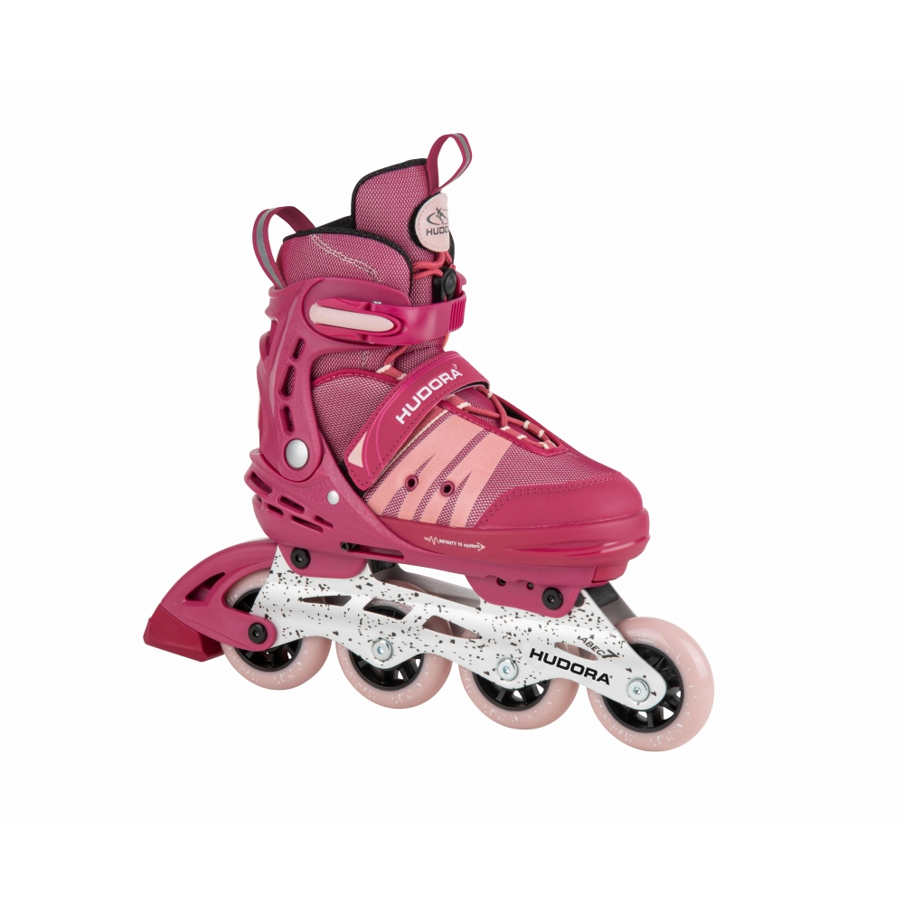 Ролики Hudora - Inline Skates Comfort, strong berry, размер 29-34  