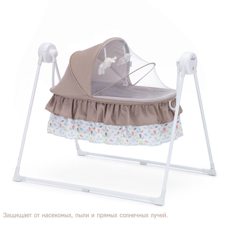 Колыбель детская с электронной системой укачивания Simplicity 3010 Auto, Beige  