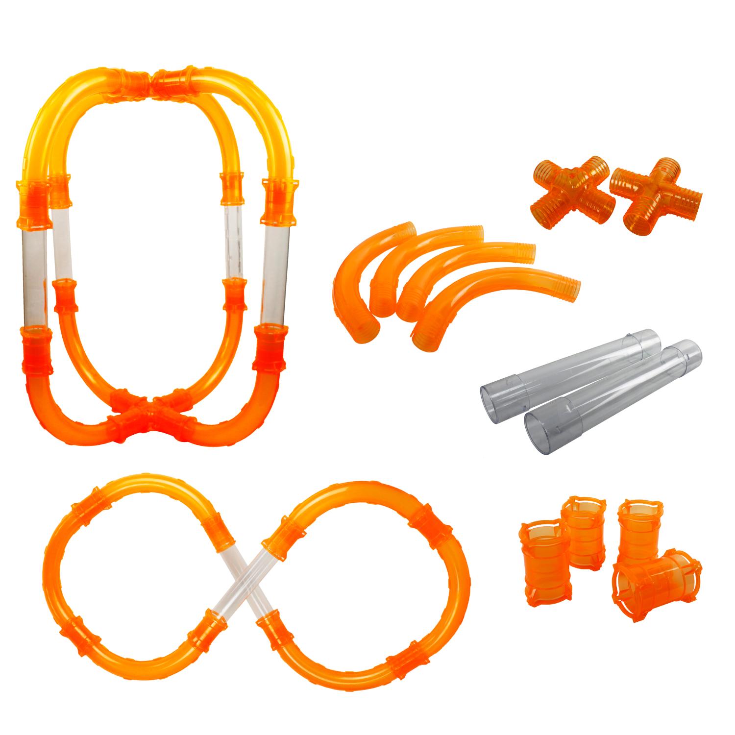 

Набор дополнительных элементов для турбо-трека Hot Wheels, 26 деталей