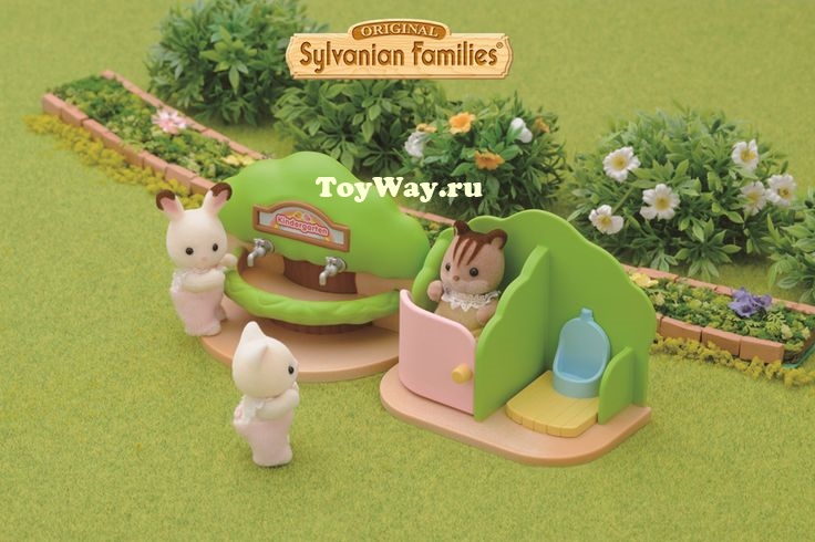 Sylvanian Families - Туалетная комната для детского садика  