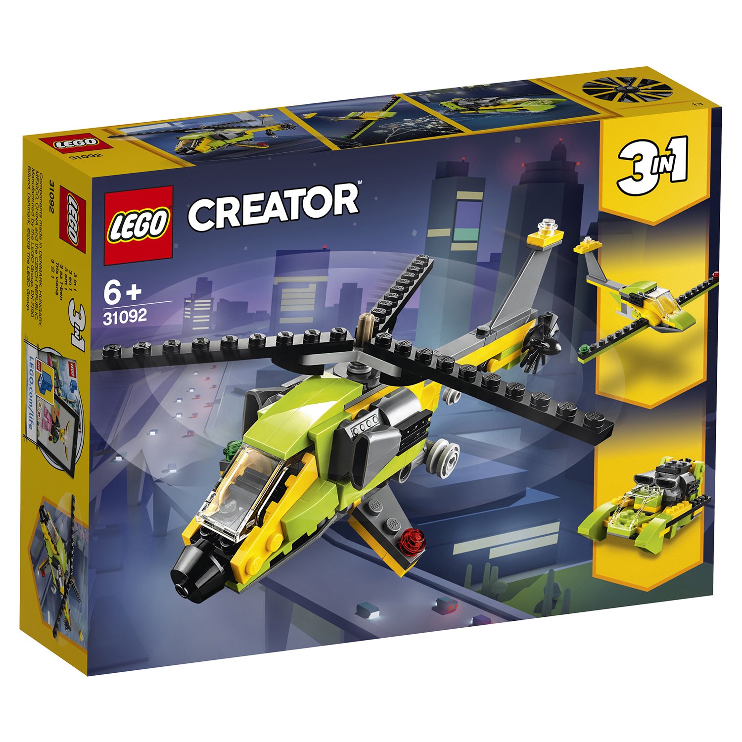 Конструктор Lego Creator - Приключения на вертолете  
