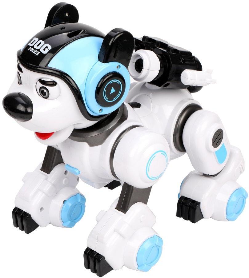 Робот - Пес-полицейский, свет, звук, USB шнур   
