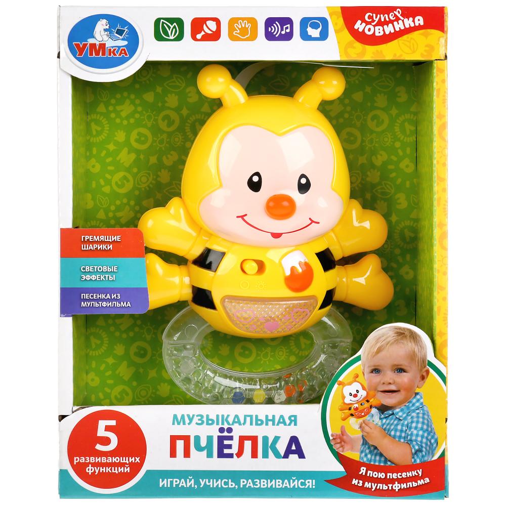 

Развивающая игрушка Пчелка, колыбельная медведицы из м/ф Умка, со светом
