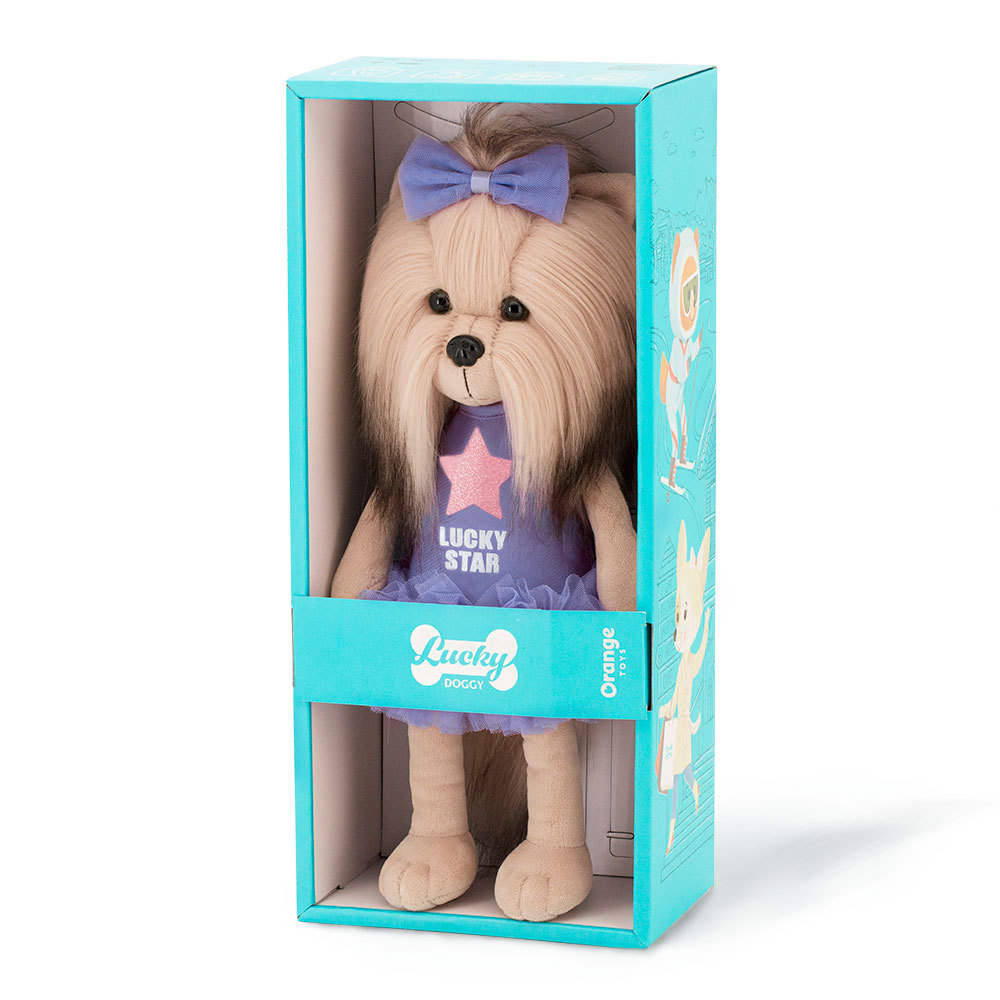 Мягкая игрушка – Собачка Lucky Yoyo: Грация, Lucky Doggy от Orange Toys,  LD032 - купить в интернет-магазине ToyWay.Ru