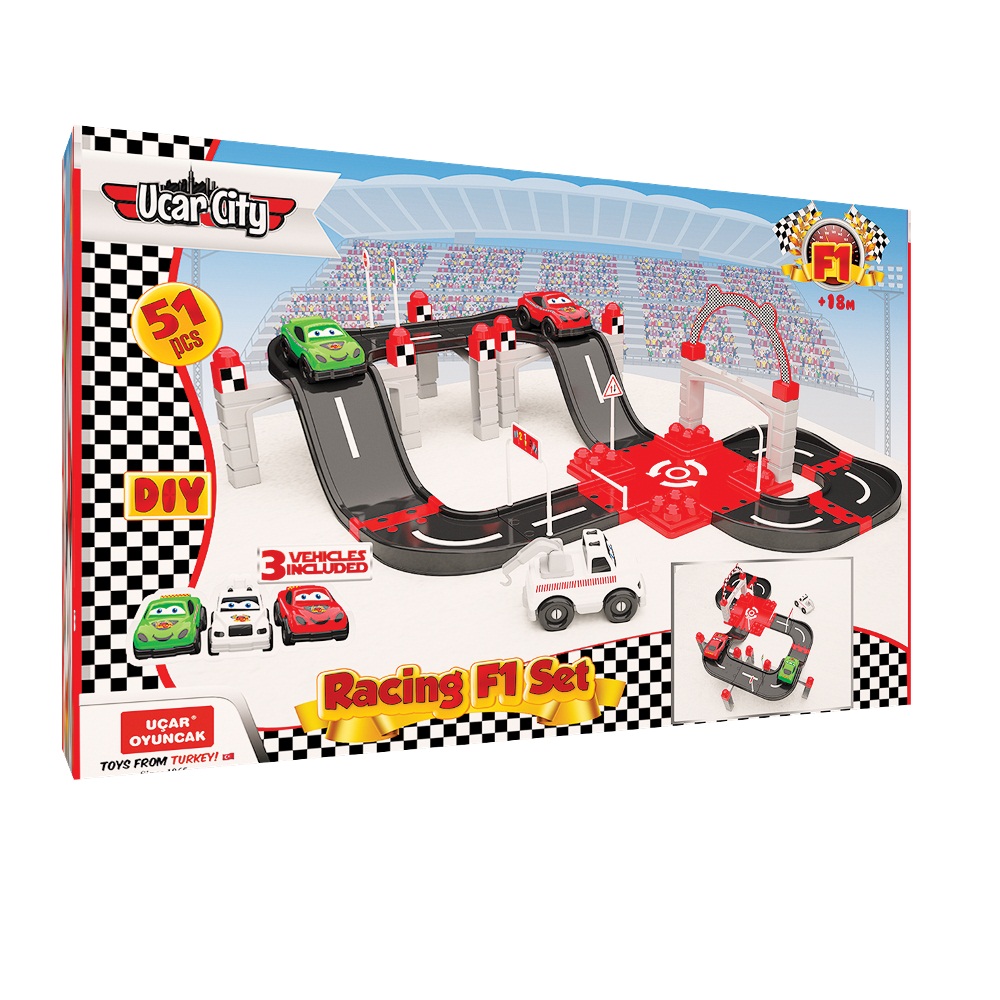 

Игровой набор - Гонка Формула 1, 57 предметов