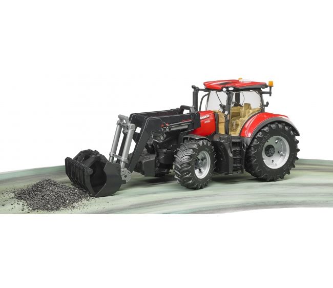 Bruder Трактор Case IH Optum 300 CVX с погрузчиком  