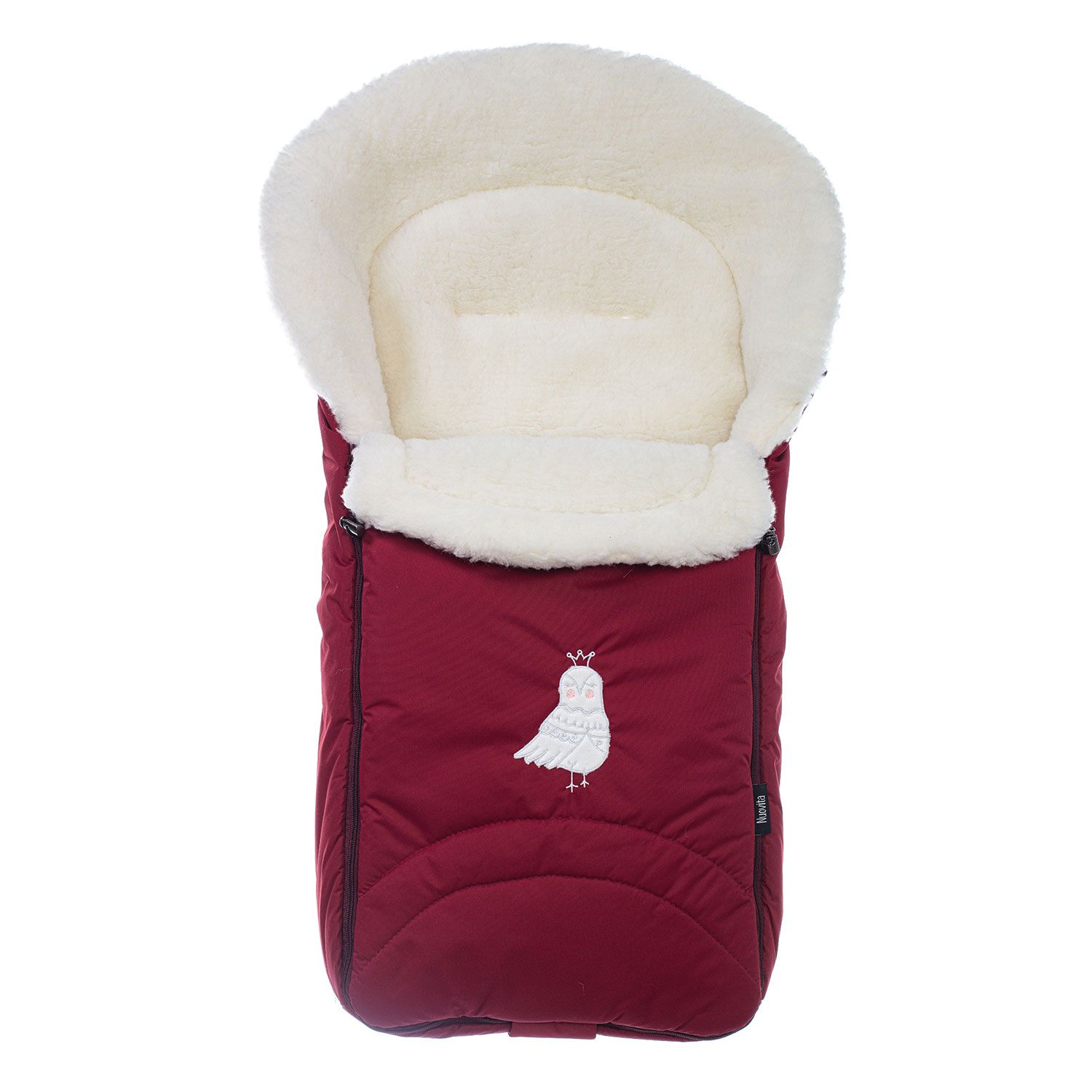 

Конверт зимний меховой Nuovita Tundra Bianco цвет Bordo/Бордовый