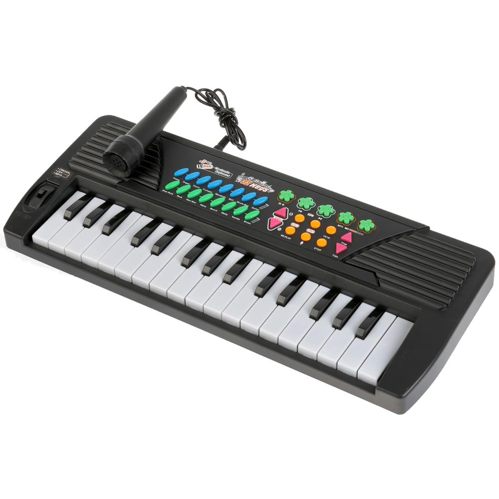 

Синтезатор TLF-005USB с микрофоном, 32 клавиши, mp-3 плеер, на батарейках