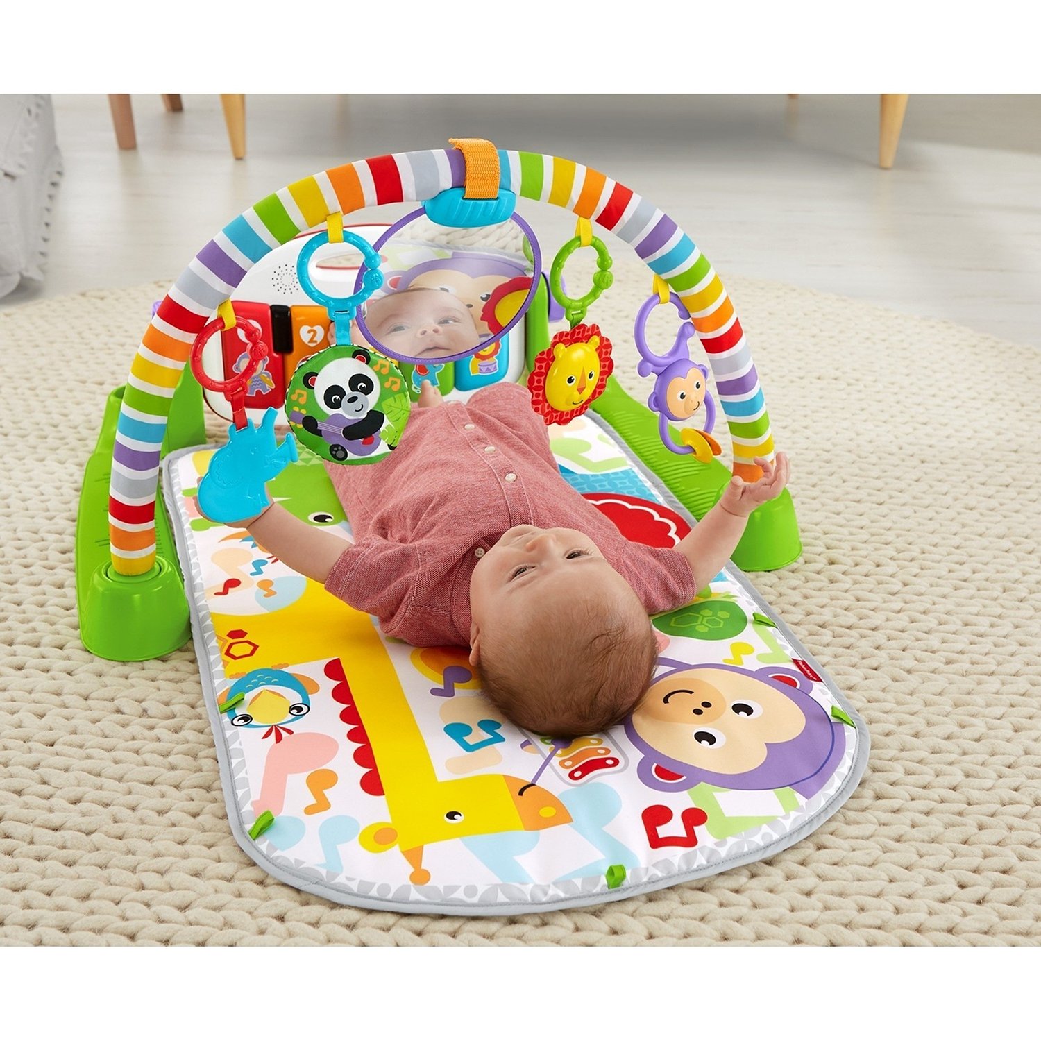 Fisher-price Коврик – Пианино, делюкс  