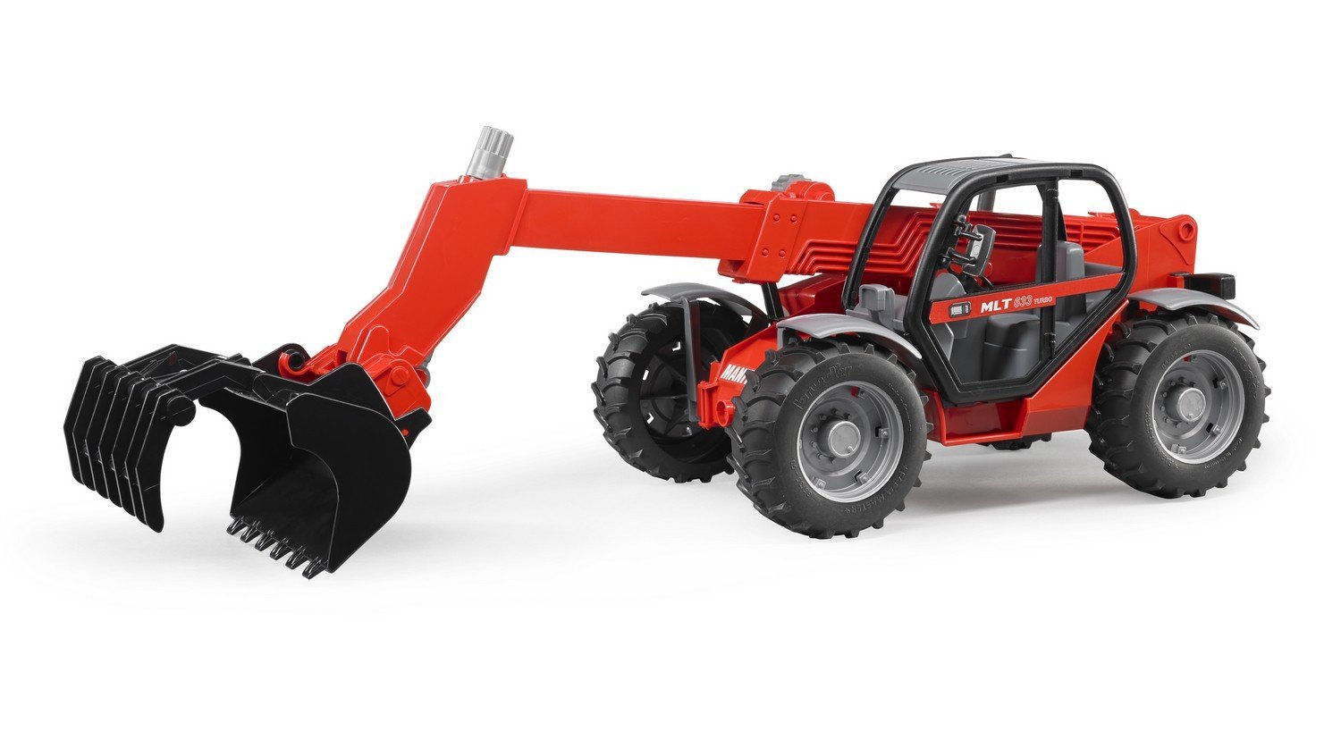 Погрузчик колесный Bruder Manitou MLT 633 с телескопическим ковшом  