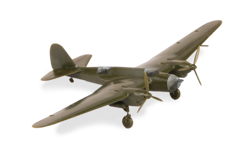 Сборная модель - Советский скоростной бомбардировщик СБ-2  