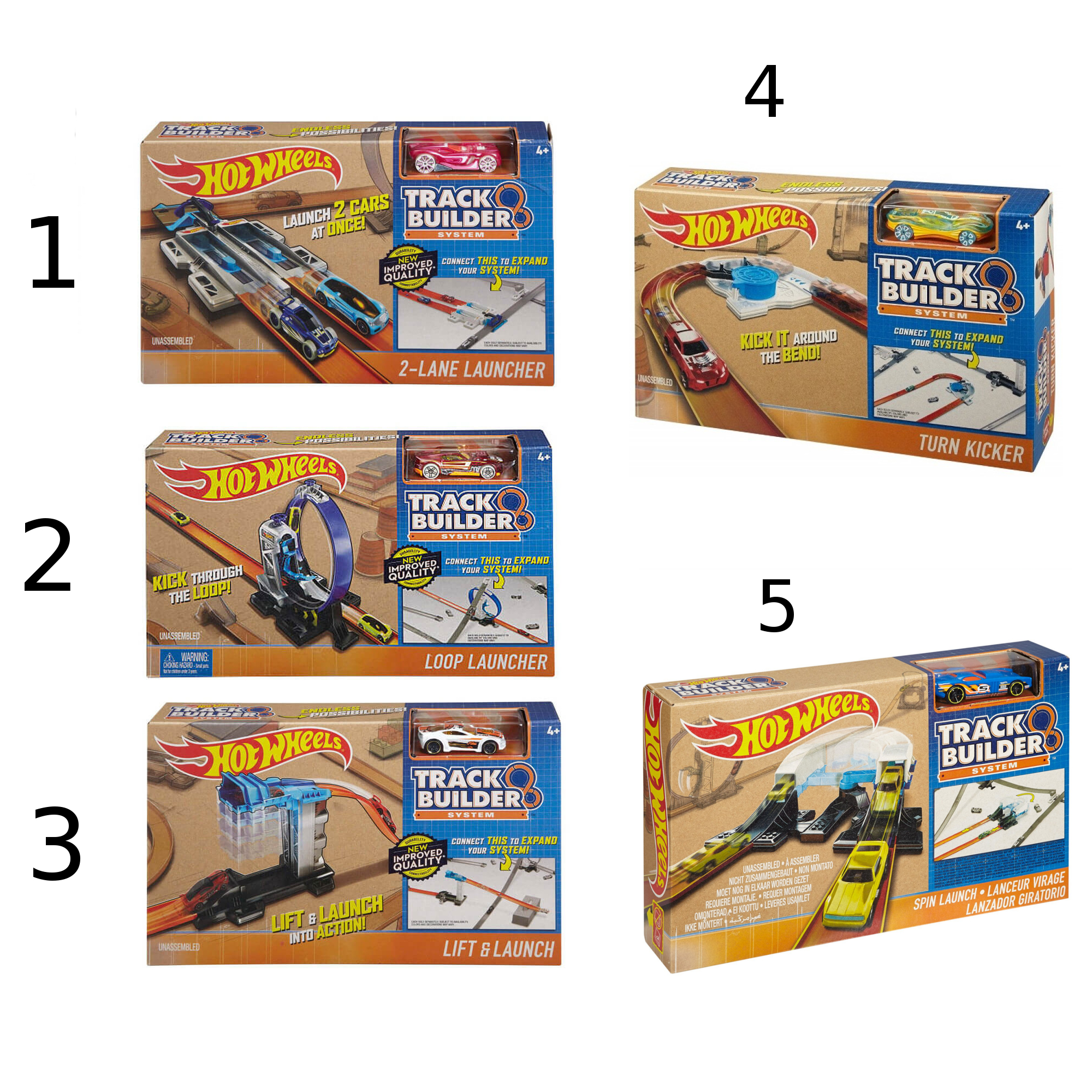 

Hot Wheels. Конструктор трасс - базовый набор с машинкой