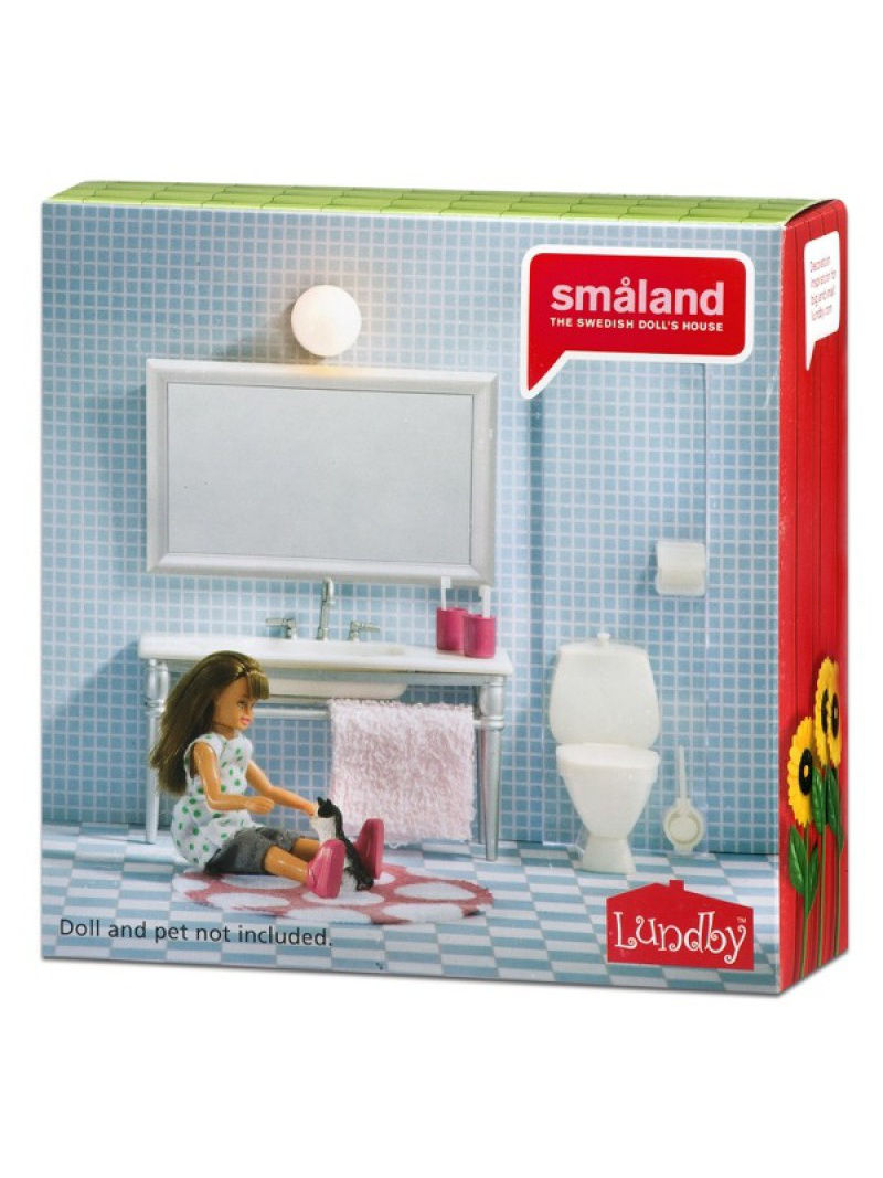 Кукольная мебель Смоланд - Ванная с 1 раковиной  