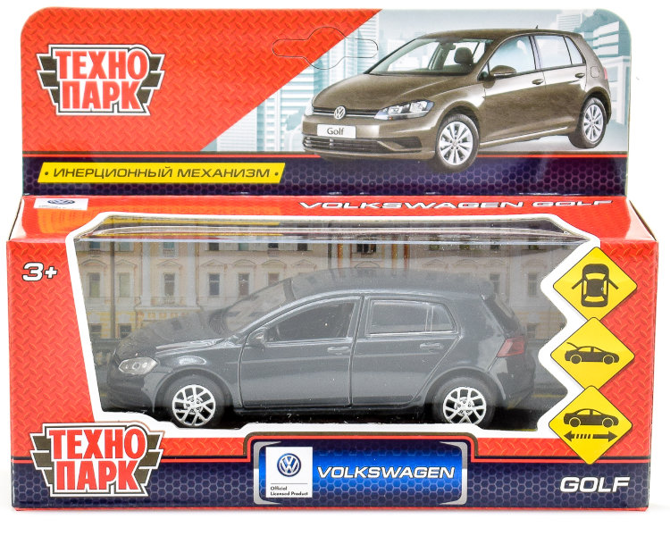 Машина металлическая Volkswagen Golf Хэтчбек, 12 см  