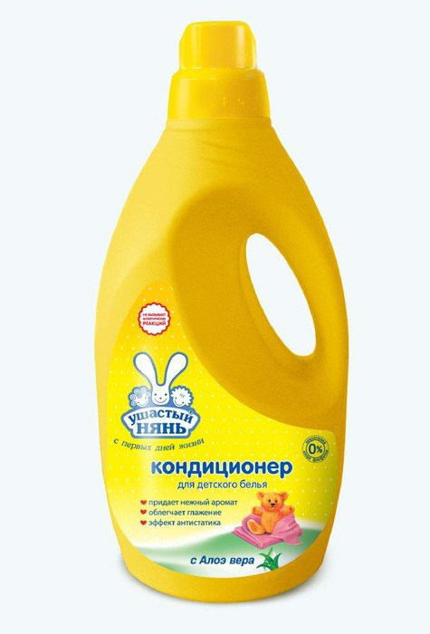 

Кондиционер Ушастый нянь с алоэ вера, для детского белья, 2 л