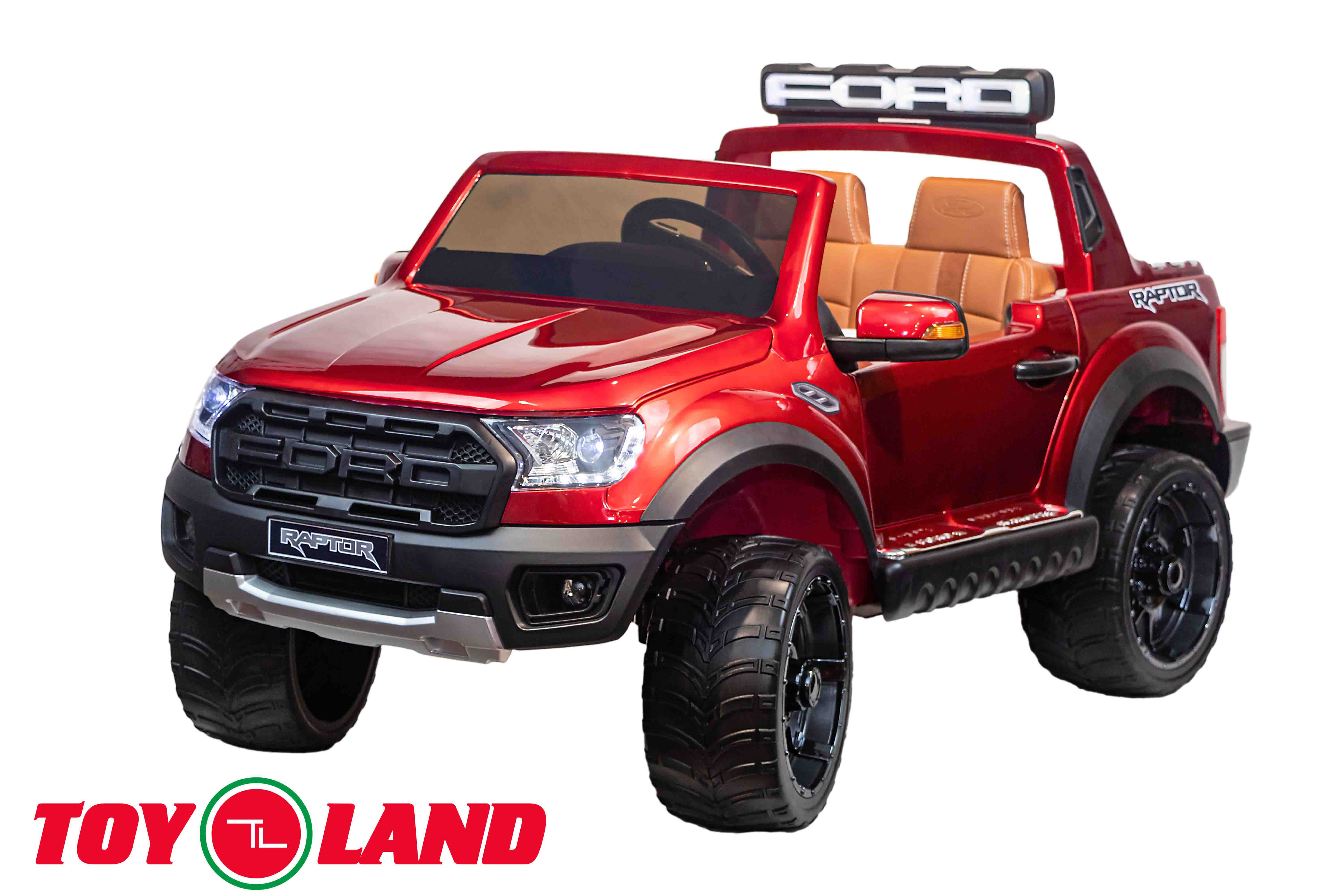 

Электромобиль джип Raptor Ranger, красный