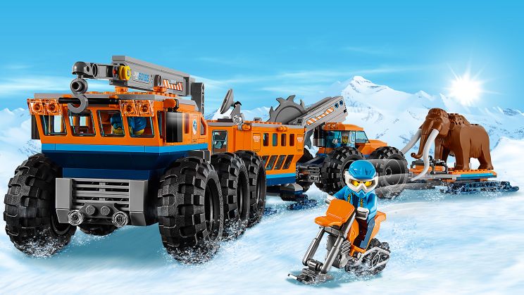 Конструктор Lego City - Арктическая экспедиция. Передвижная арктическая база  